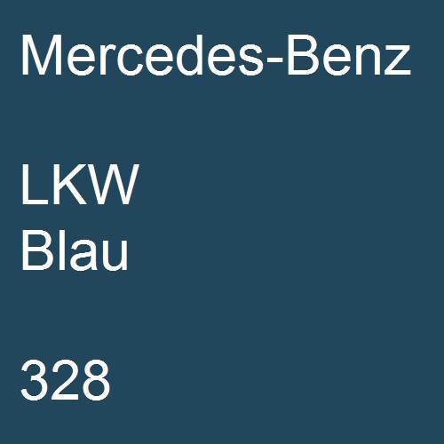 Mercedes-Benz, LKW Blau, 328.